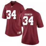 Women's Alabama Crimson Tide #34 Quandarrius Robinson Crimson Replica NCAA College Football Jersey 2403ZKRL1